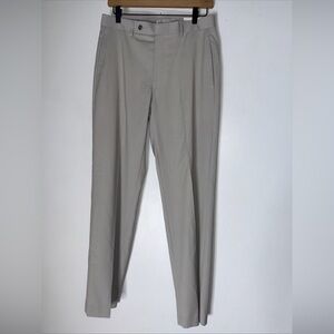 NWT Calvin Klein Flat Front Pant Light Gray Size 30x32